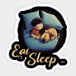 Sleeping Dog Sticker